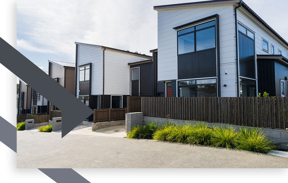 Modern townhouses