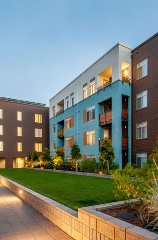 exterior of senior housing