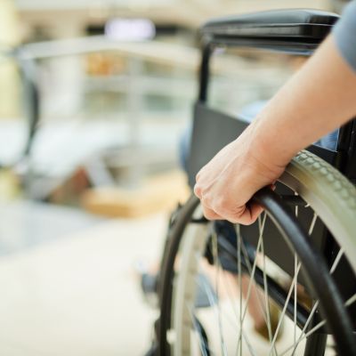 person in a wheelchair 