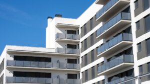 multifamily building exterior with multiple stories