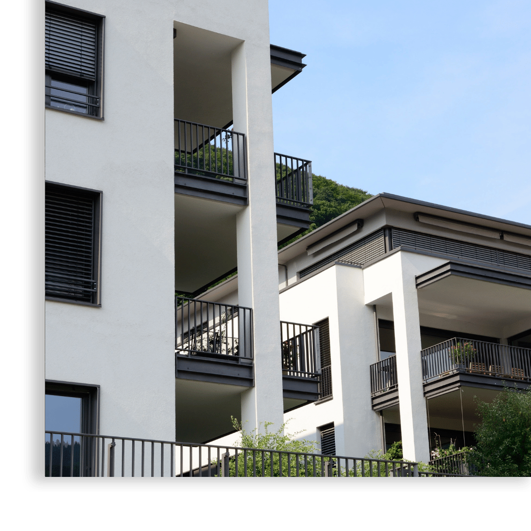 modern apartments buildings