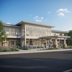 An architectural rendering of a new RAL facility